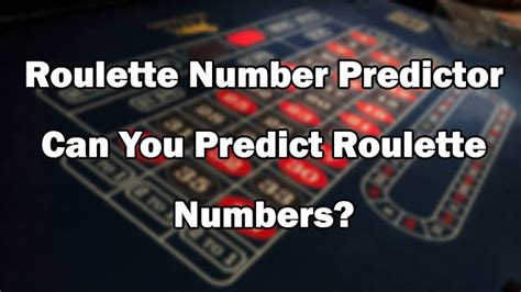 5 Ways to Predict Roulette Numbers .